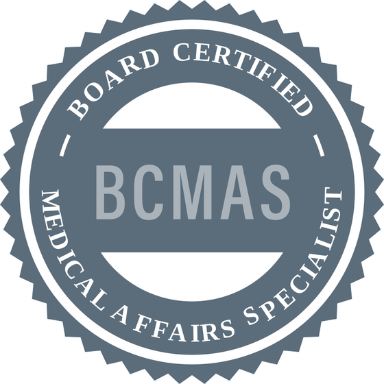 BCMAS, Board Certified Medical Affairs Specialist